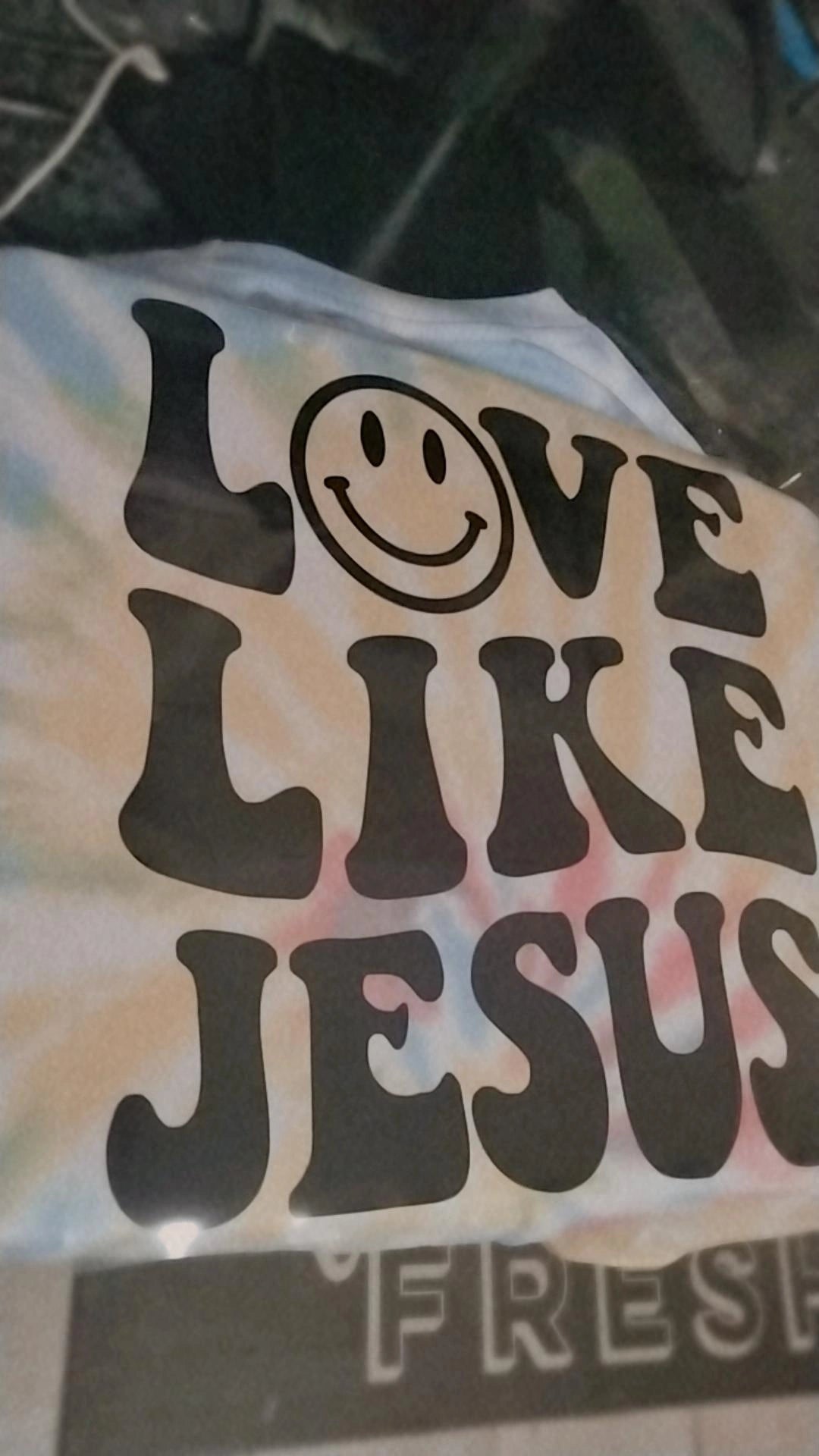 Long sleeve tye dye