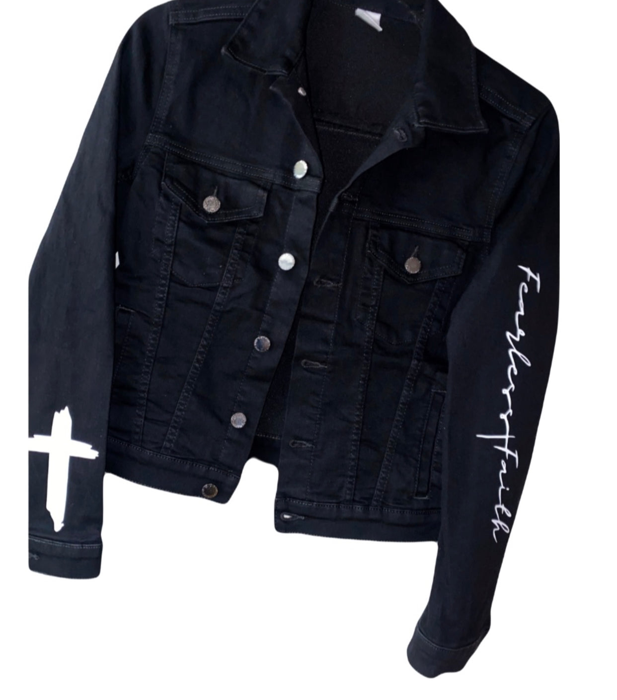 God-fidence Jean jacket